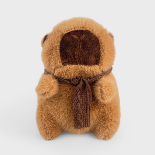 Мягкая игрушка "Капибара" с шарфиком, 23см