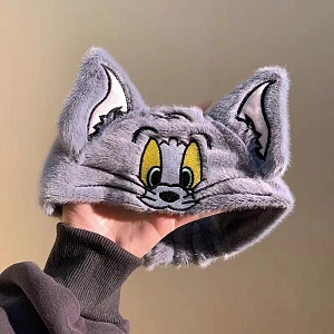 Повязка для волос "Том" серый