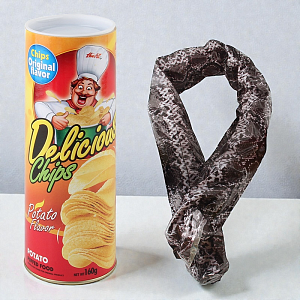 Игрушка-розыгрыш "Delicious chips" змея