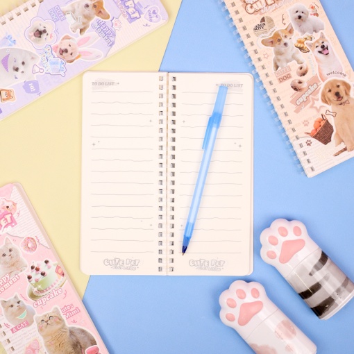 Блокнот на кольцах "Cats and dogs", в ассортименте 1 шт. 