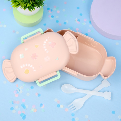 Ланчбокс "Конфета" розовый оптом