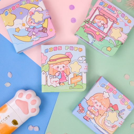 Блокнот "Miss Star" 80x80 мм, в ассортименте 1 шт. (823013)