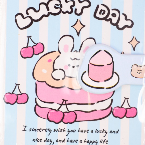 Мини-блокнот "Зайка" 8х8 см, в ассортименте 1 шт.