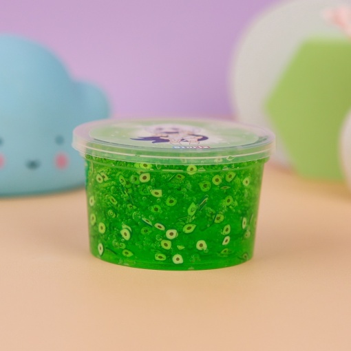 Слайм "Paimon" полупрозрачный (зелёный), с наполнителем + авокадо, 200 гр. STORIZ, годен до 10.23