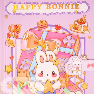 Блокнот "Happy Bonnie" №3285, 185x130 мм