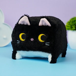 Мягкая игрушка "Котенок" черный, 15 см