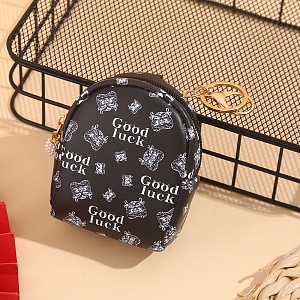 Брелок "Рюкзачок" good luck, черный