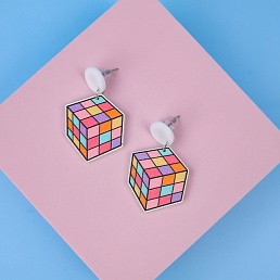 Серьги "Cube" M55