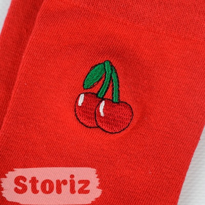 Носки "Fruit" красный, 37-40
