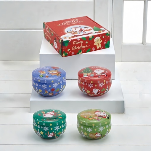 Набор свечей-арома "НГ Christmas" vanilla/chocolate cake,citrus,santal оптом