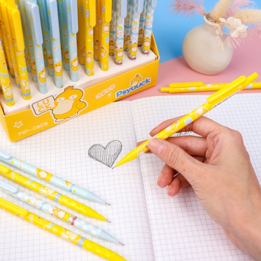 Карандаш автоматический "Psyduck" №0808, в ассортименте 1 шт. 