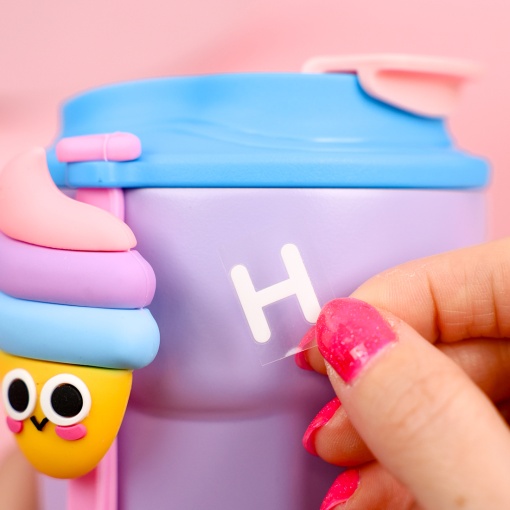 Термос "Happy" Funny party с мороженым, фиолетовый, 450мл оптом