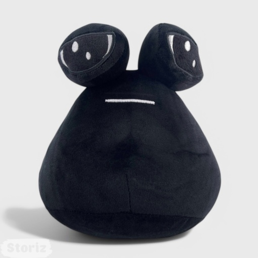 Мягкая игрушка "My pet alien pou" черный (улитка) 22см