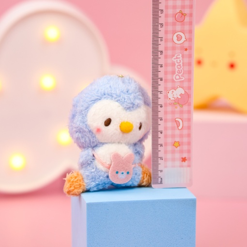 Мягкий брелок "Пингвин" голубой, 9см