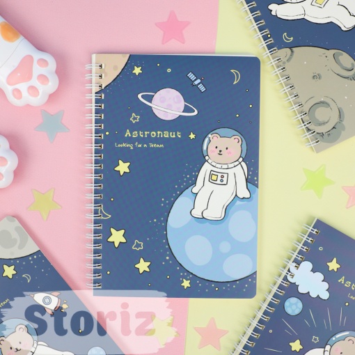 Блокнот "Astronaut" №1438, A5, в ассортименте 1 шт. 