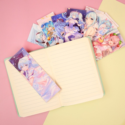 Набор закладок "Hatsune Miku №1" 10шт