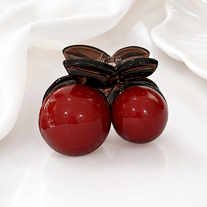 Заколка-крабик для волос "Cherries"