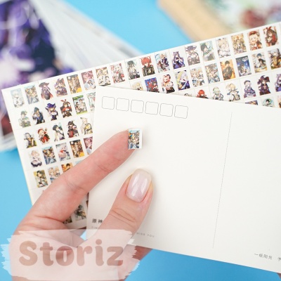 Набор почтовых открыток "Genshin Impact" A