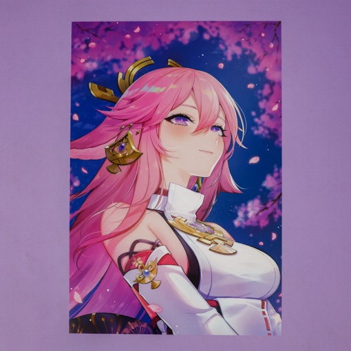 Набор постеров "Genshin Impact" 8 шт, 42х29см (№ 07) оптом