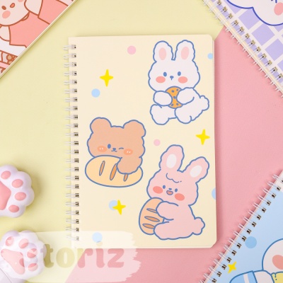 Блокнот "Bear&Bunny" A5, в ассортименте 1 шт. 