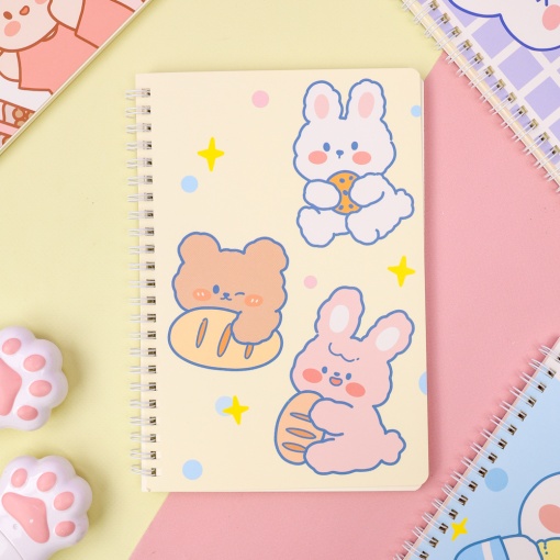 Блокнот "Bear&Bunny" A5, в ассортименте 1 шт. 