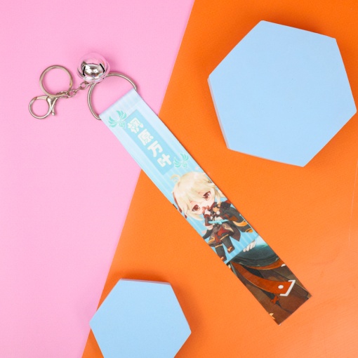 Брелок "Genshin Impact" Кадзуха (ribbon)