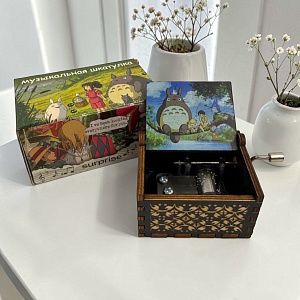 Музыкальная шкатулка "Тоторо" рыбалка (цвет. кор.)