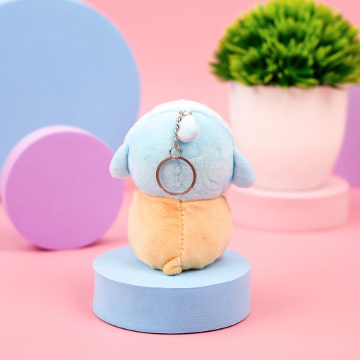 Мягкий брелок "Хомяк в костюме акулы" 11 см