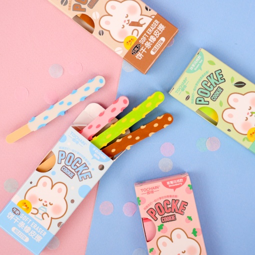 Стирательная резинка "Pocke cookie" №2316. в ассортименте 1 шт.