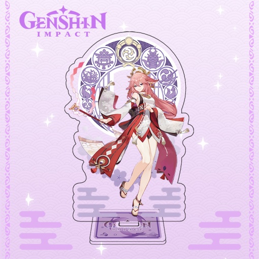 Фигурка акриловая "Genshin Impact" Яэ Мико №125 оптом