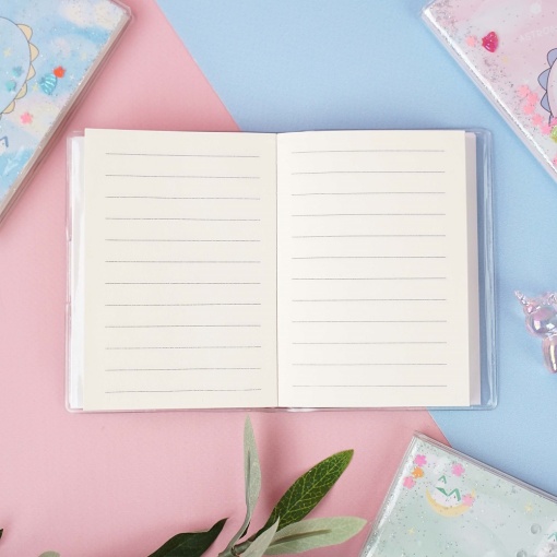 Блокнот с блестками "Cute animal" A7