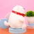 Мягкая игрушка "Белая собачка" с ошейником, 25см