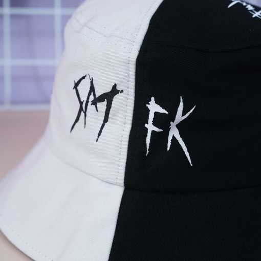 Панама "Popular" M (56-58см), черно-белая