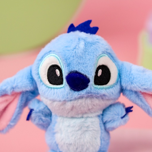 Мягкий брелок "Милый глазастик" №1, голубой  12см