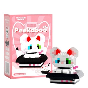 Конструктор "Peekaboo" котик с рожками, K387 (318 деталей)