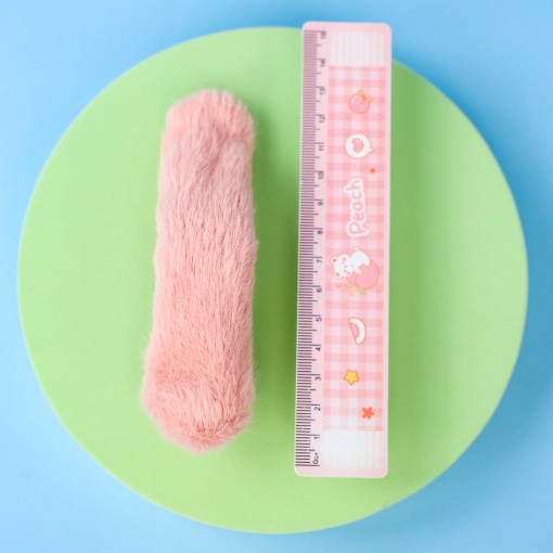Заколка для волос плюшевая "Fluffy fur", розовый