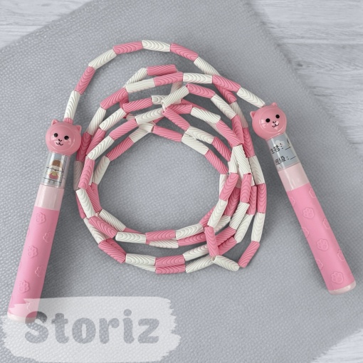 Скакалка "Котик" розовый