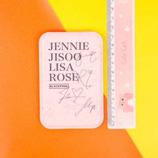 Зеркало настольное "K-pop" Blackpink розовый, 7х10,8см