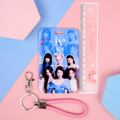 Чехол для карты "K-POP" IVE №1, 11х7 см