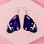 Серьги "Butterfly Wings" фиолетовый
