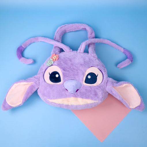 Сумочка плюшевая "Глазастик с цветочками"