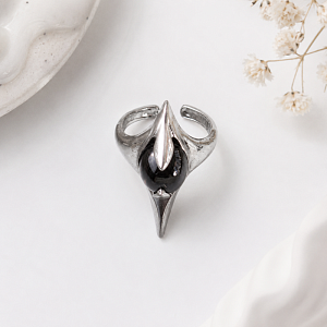 Кольцо "Night diamond" черный, 1шт