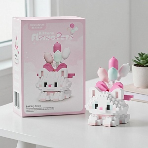 Конструктор "Flying Pets" kittens, шиншилла №K324 (276 деталей)