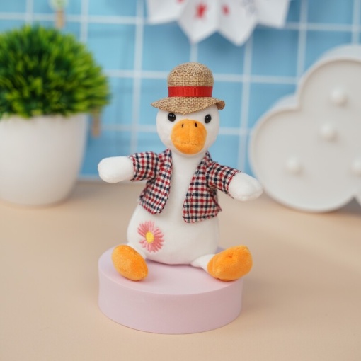 Мягкий брелок "Утка" 15 см