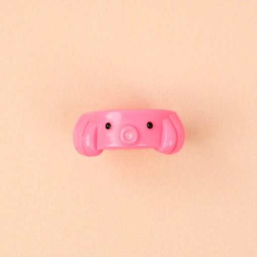 Кольцо "Осьминог" розовый