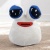 Мягкая игрушка "My pet alien pou" белый (улитка) 22см