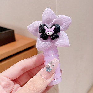 Резинка-спираль для хвоста "Куро" цветок