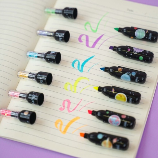 Набор маркеров "Planet", бутылочки 6шт.