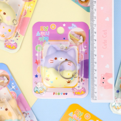 Брелок-антистресс "Пончик" в ассортименте 1шт