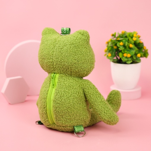 Рюкзак плюшевый "Лягушка"  